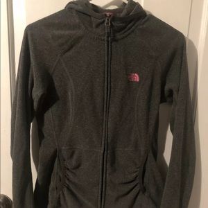The North Face breast cancer zip up hoodie size S